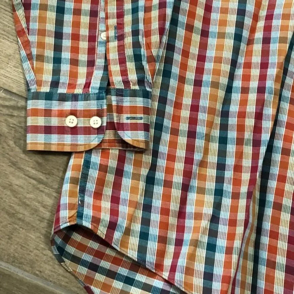 Alan Flusser button up long sleeve Shirt men's large - Picture 2 of 4